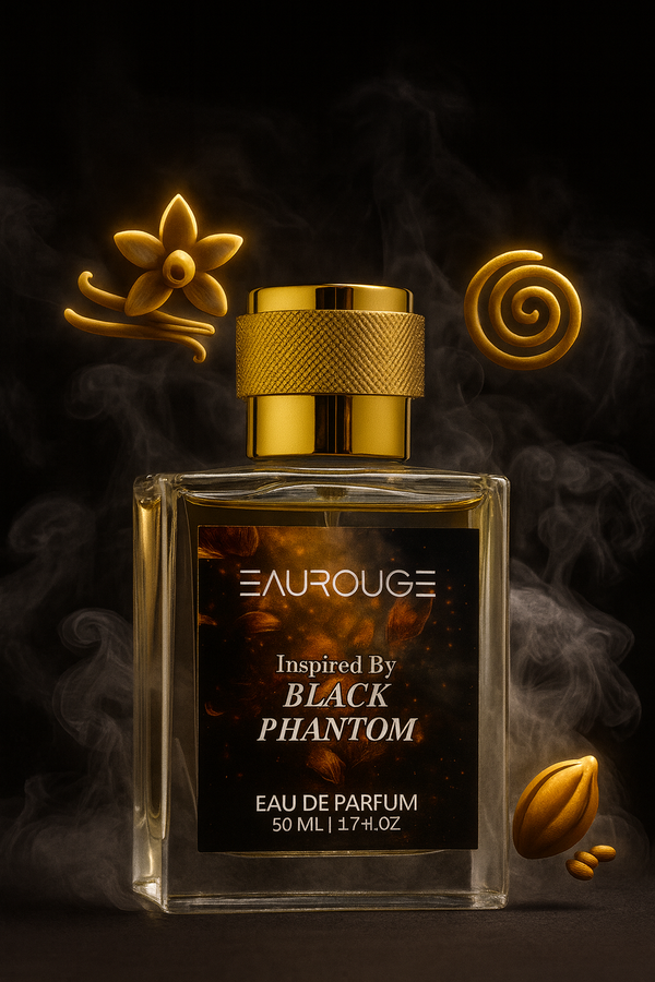 EAUROUGE Midnight Phantom Eau de Parfum – 50ml | Dark Gourmand Unisex Perfume | Long Lasting Luxury Fragrance