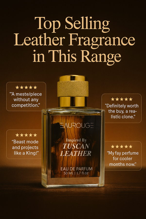 EAUROUGE Royal Leather Eau de Parfum – 50 ml | Bold Woody Leather Fragrance for Men & Women | Long-Lasting Luxury Perfume