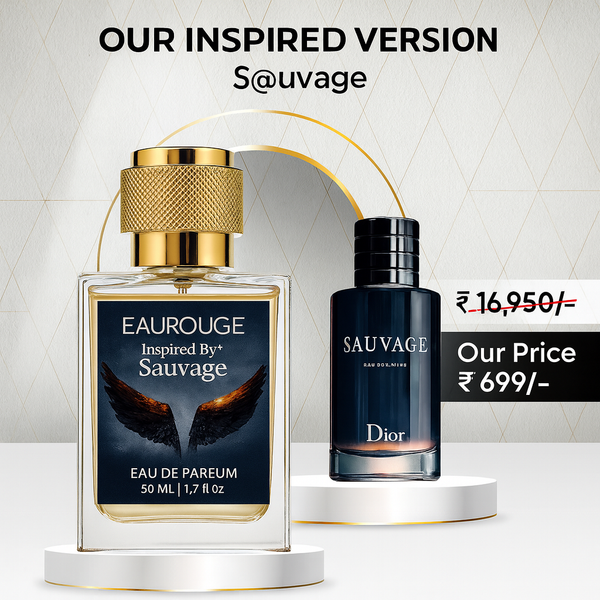Sauvage Luxury Fresh Unisex Long Lasting Perfume for Man and Woman | EDP 50ml | Bergamot, Lavender, Ylang Ylang | Citrus, Floral Premium Fragrance for Men and Women