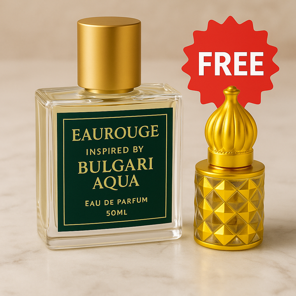 BVLGARI AQUA Eau de Parfum – Inspired Luxury Fragrance for Men & Women | 50ml + 🎁 Get a Free Premium Attar with every purchase!