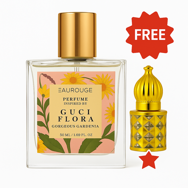 GUCCI FLORA ICON Eau de Parfum – Inspired Luxury Fragrance for Men & Women | 50ml + 🎁 Get a Free Premium Attar with every purchase!