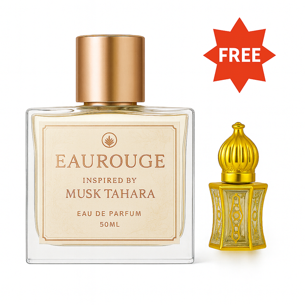 Turkey MUSK TAHARA Eau de Parfum – Inspired Luxury Fragrance for Men & Women | 50ml + 🎁 Get a Free Premium Attar with every purchase!